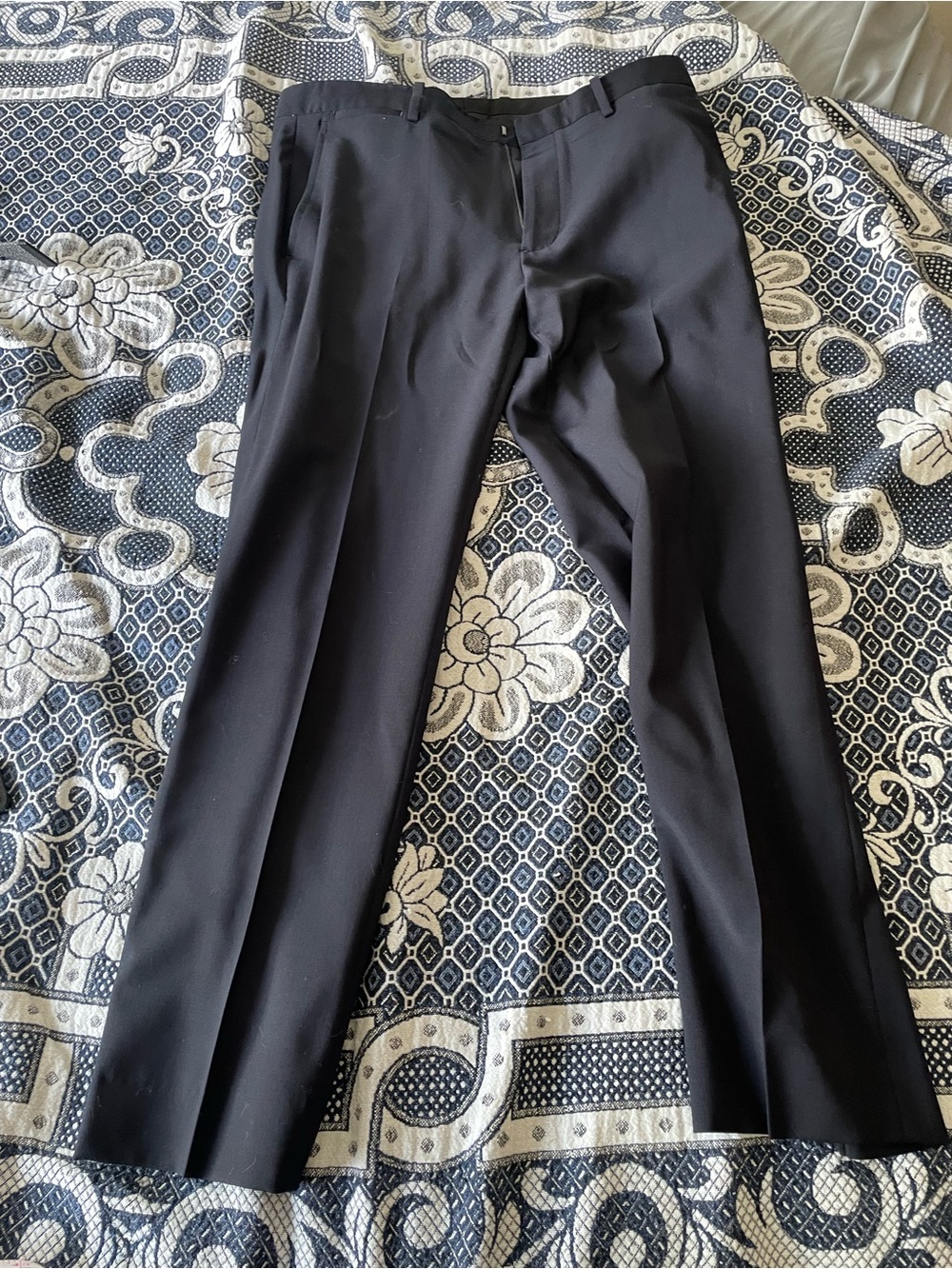 Theory navy blue dress pants wool blend